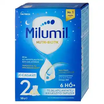 Rossmann Milumil jó éjszakát! 2 anyatej-kiegészítő tápszer 6-9 hónapos kortól - 500 g ajánlat