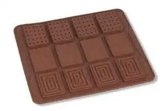 Süss Velem 12 adagos szilikon mini tábla csoki forma 3-féle mintával ajánlat