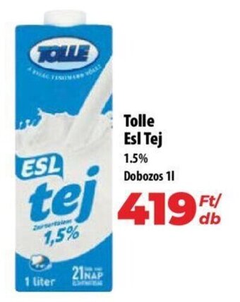 Coop Tolle Esl Tej 1 l ajánlat