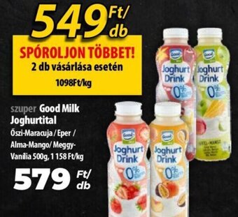 Coop Good Milk Joghurtital 500 g ajánlat