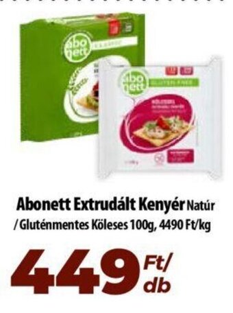 Coop Abonett Extrudált Kenyér 100 g ajánlat
