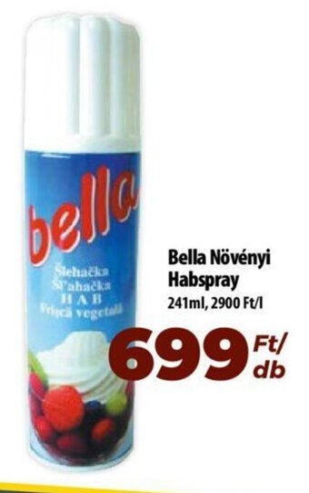 Coop Bella Növényi Habspray 241 ml ajánlat