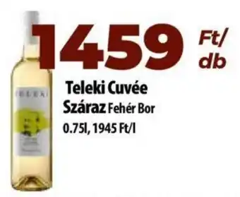 Coop Teleki Cuvée Száraz 0,75 l ajánlat