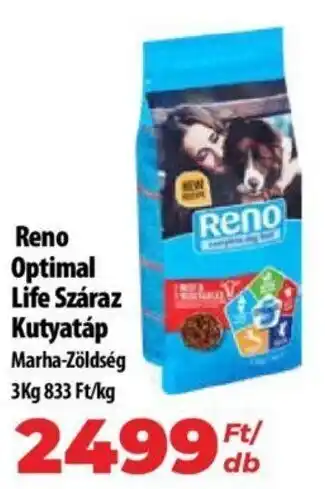 Reno Optimal Life Száraz Kutyatáp 3 kg