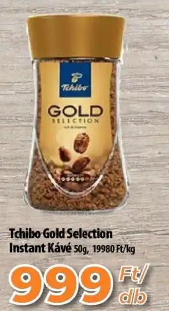 Coop Tchibo Gold Selection Instant Kávé 50 g ajánlat