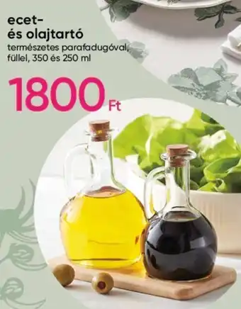 ecet- és olajtartó 350 / 250 ml