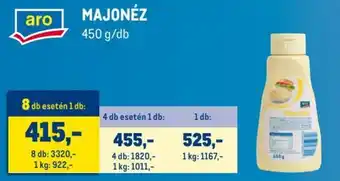 Metro MAJONÉZ 450 g ajánlat