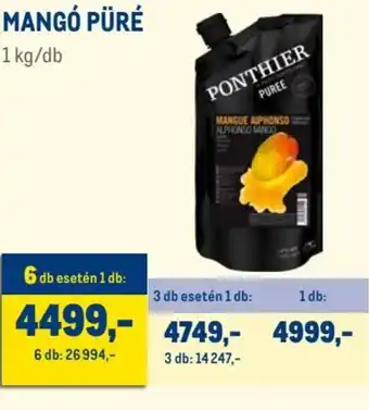 MANGÓ PÜRÉ 1 kg