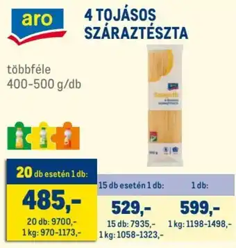 Metro 4 TOJÁSOS SZÁRAZTÉSZTA 400 / 500 g ajánlat