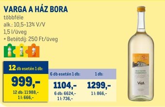 VARGA A HÁZ BORA 1,5 l
