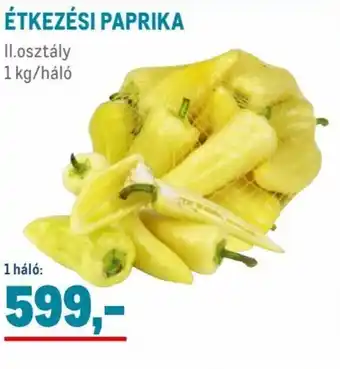 Metro ÉTKEZÉSI PAPRIKA, II.osztály 1 kg/háló, 1 háló: ajánlat