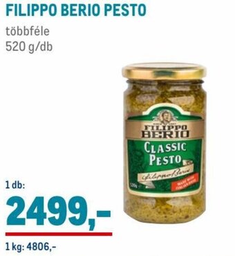 Metro FILIPPO BERIO PESTO, többféle 520 g/db, 1db: ajánlat