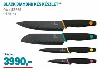 Metro BLACK DIAMOND KÉS KÉSZLET, 1 készlet: ajánlat