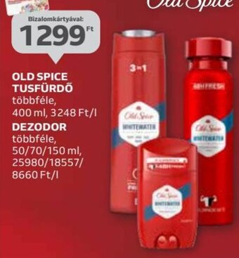 Auchan OLD SPICE TUSFÜRDŐ stb. 400 - 50 ml ajánlat