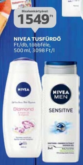 Auchan NIVEA TUSFÜRDŐ 500 ml ajánlat
