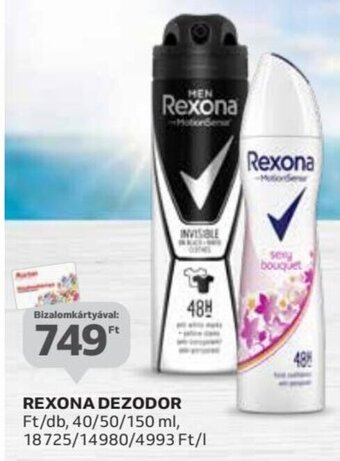 Auchan REXONA DEZODOR 40 - 150 ml ajánlat