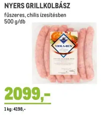 Metro NYERS GRILLKOLBÁSZ 500 g ajánlat