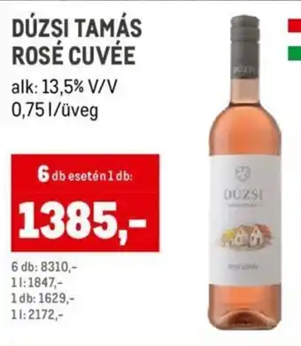 Metro DÚZSI TAMÁS ROSÉ CUVÉE 0,75 l ajánlat