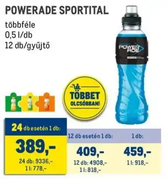 Metro POWERADE SPORTITAL 0,5 l ajánlat
