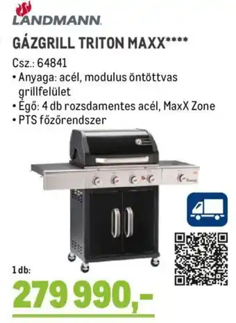 GÁZGRILL TRITON MAXX 1 db