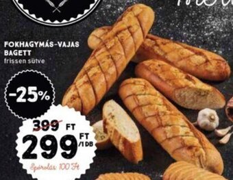 Interspar FOKHAGYMÁS-VAJAS BAGETT 1 db ajánlat