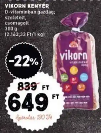 Interspar VIKORN KENYÉR 300 g ajánlat