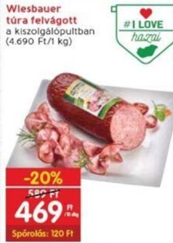 Interspar Wiesbauer túra felvágott 10 dkg ajánlat