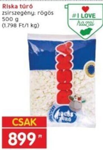 Interspar Riska túró 500 g ajánlat