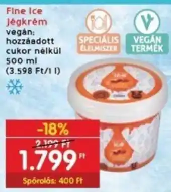 Interspar Fine Ice Jégkrém 500 ml ajánlat