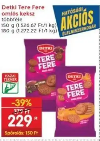 Interspar Detkl Tere Fere omlós keksz 150 / 180 g ajánlat