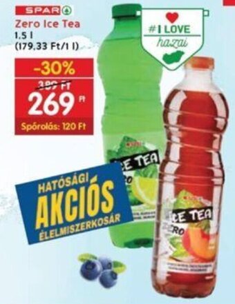 Interspar Zero Ice Tea 1,5 l ajánlat