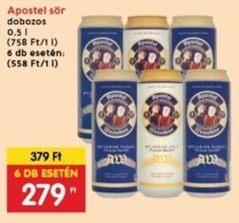 Interspar Apostel sör 0,5 l ajánlat