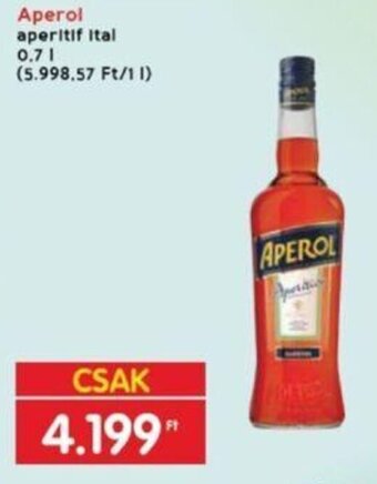 Interspar Aperol 0,7 l ajánlat