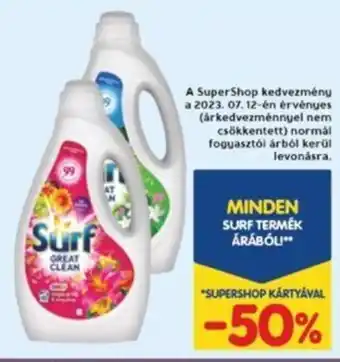 Interspar MINDEN SURF TERMÉK ÁRÁBÓLI ajánlat