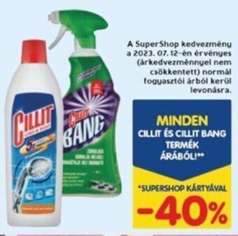 Interspar MINDEN CILLIT ÉS CILLIT BANG TERMÉK ÁRÁBÓL! ajánlat