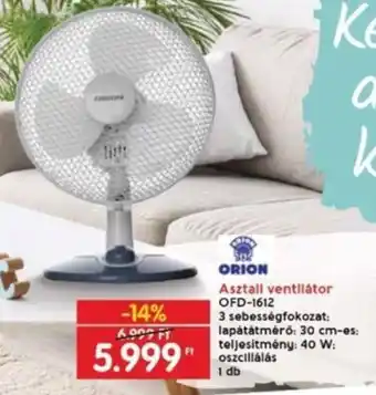 Interspar Asztall ventilátor 1 db ajánlat