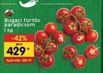 Interspar Bugaci fürtös paradicsom 1 kg ajánlat