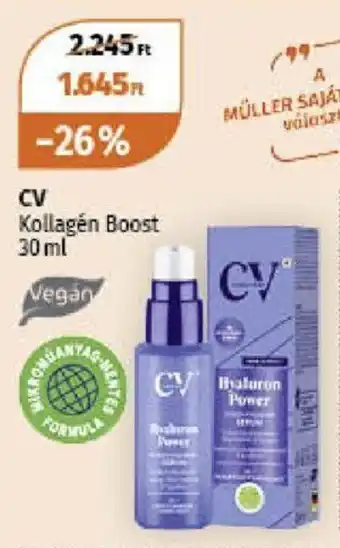 Müller CV 30 ml ajánlat