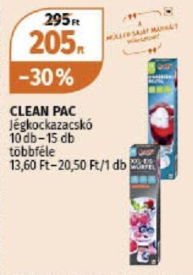 Müller CLEAN PAC 10 / 15 db ajánlat