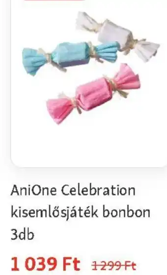 Fressnapf AniOne Celebration kisemlősjáték bonbon 3 db ajánlat