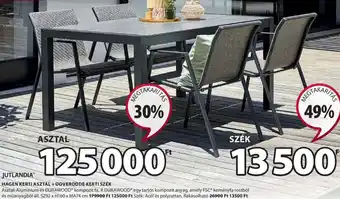 JYSK DOVERODDE KERTI SZÉK 1 db ajánlat