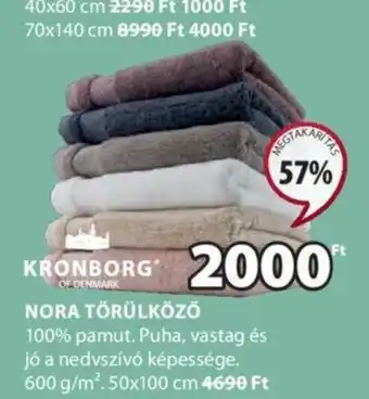 JYSK KRONBORG NORA TÖRÜLKÖZÖ 1 db ajánlat