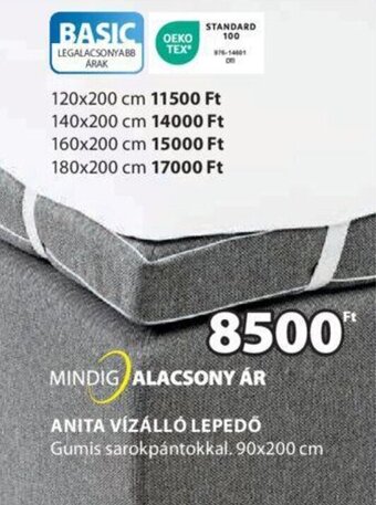 JYSK ANITA VÍZÁLLÓ LEPEDŐ 1 db ajánlat