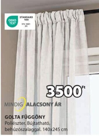 JYSK GOLTA FÜGGÖNY 1 db ajánlat
