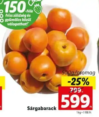 Sárgabarack 500 g