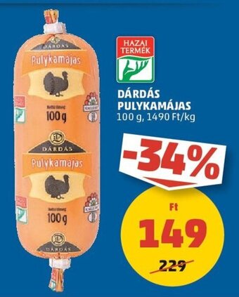 PENNY DÁRDÁS PULYKAMÁJAS 100 g ajánlat