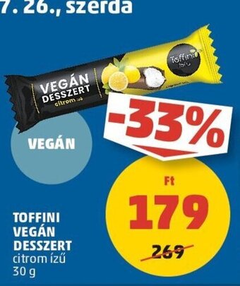 PENNY TOFFINI VEGÁN DESSZERT 30 g ajánlat