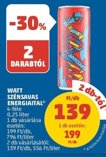 PENNY WATT SZÉNSAVAS ENERGIAITAL 0,25 l ajánlat
