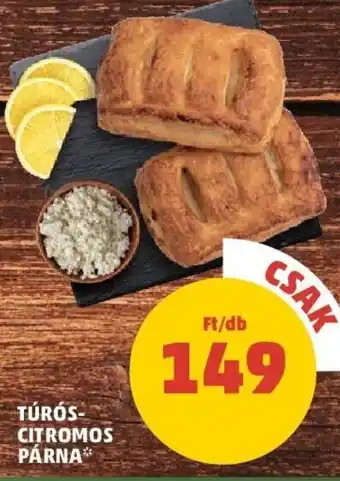 PENNY TÚRÓS-CITROMOS PÁRNA 1 db ajánlat