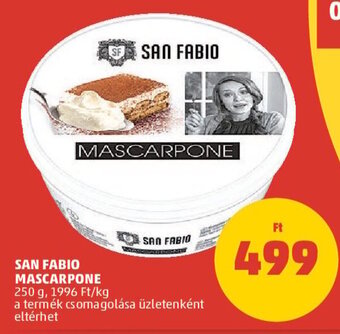 PENNY SAN FABIO MASCARPONE 250 g ajánlat